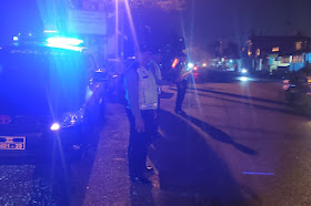  Polsek Tebing Tinggi Laksanakan Patroli Blue Light Cegah Adanya 3C